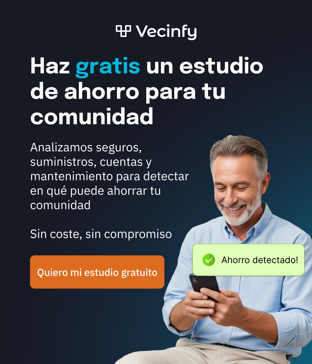 Estudio de ahorro - mobile Estudio de ahorro gratis para tu comunidad de vecinos